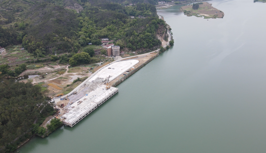 交工验收青田港船寮港区新进展